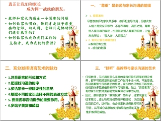 教师与家长的沟通技巧PPT