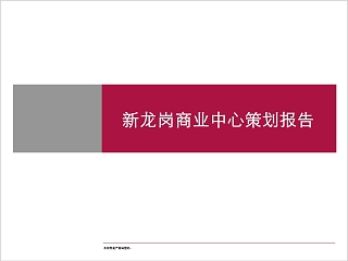 房地产商业中心营销策划报告PPT