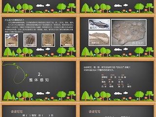 小学语文课件PPT模板 读书分享教师说课老师讲课古诗寓言公开课