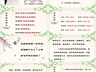 小学语文课件PPT模板 读书分享教师说课老师讲课古诗寓言公开课