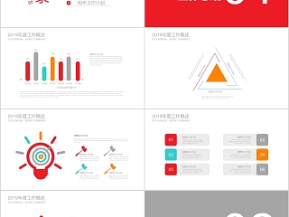 彩色财务总结报告ppt投资分析PPT