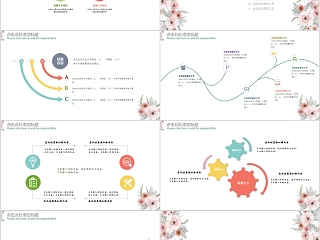 文艺小清新教师说课PPT 