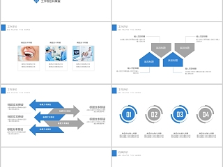 医疗牙齿护理健康PPT模板