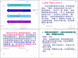 简约班主任带班经验交流体会PPT模板