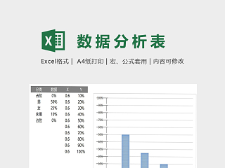 数据分析简约模版