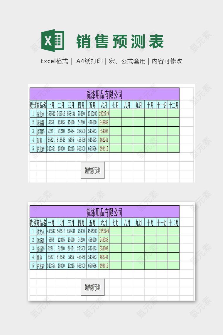 销售部员工资料表Excel