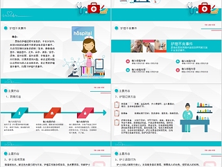 简约清新护理不良事件与隐患缺陷PPT模板