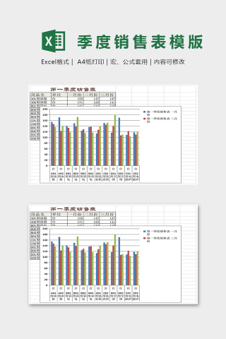 第一季度销售表下载