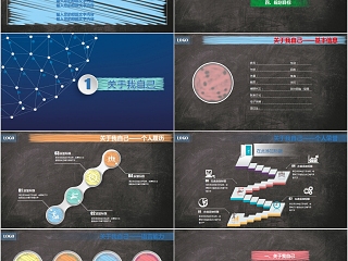 原创视觉开拓大气岗位竞聘PPT模板