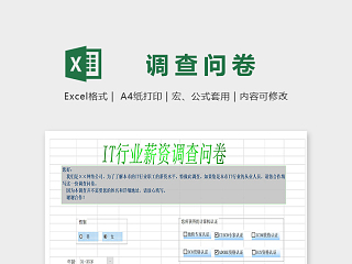 高级自动化公司调查问卷excel模板