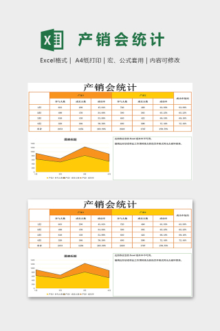 产品销售部门销量统计表下载