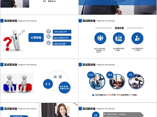 面试技巧培训ppt模板   
