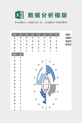 数据环状分布创意模版下载