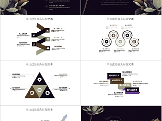 荷花中国风工作总结通用ppt