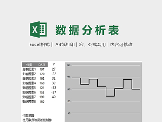 数据统计分析模版