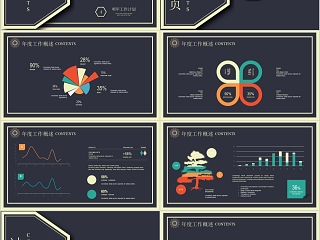 复古花纹高端定制模版PPT 工作总结