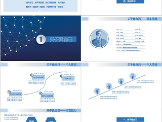 个性风格时尚个性岗位竞聘PPT模板            