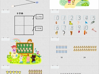 认识数字宝宝幼小衔接教学课件PPT模板