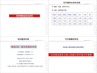 房地产写字楼物业定位建议PPT