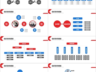 企业组织结构图ppt组织架构图模板