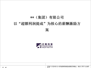 项目激励方案ppt