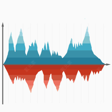 波形图ppt透明素材图下载