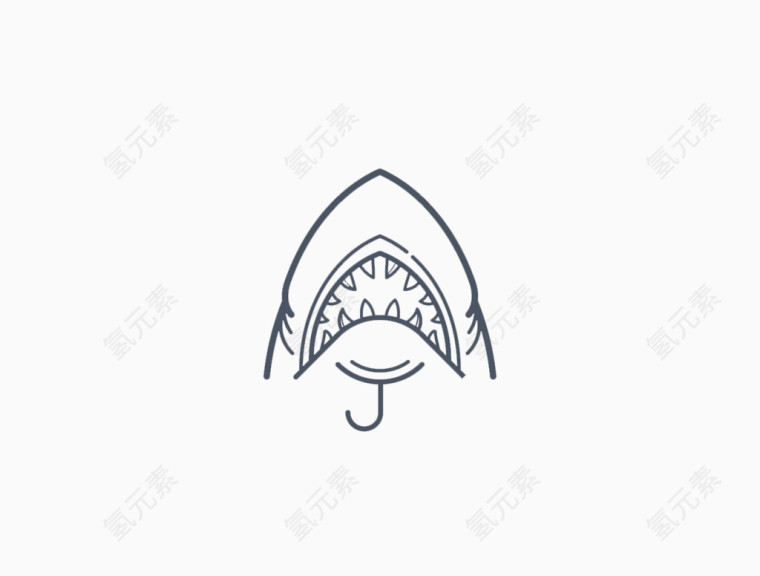 鲨鱼头部