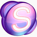 Skype紫色softdimension