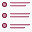 列表无序粉红色的ChalkWork-EDITING-CONTROLS-icons