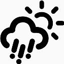 云冰雹太阳Dripicons-Weather-icons