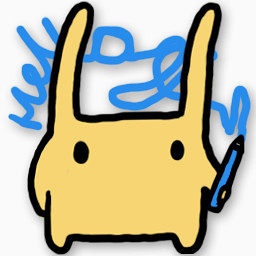 词兔子18-Yellow-Rabbits-Icon-Set