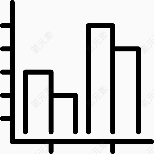 科学研究学习系列全套线框图标