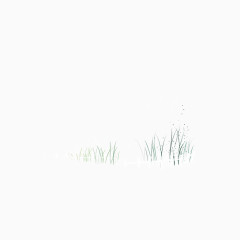 彩绘篱笆小草