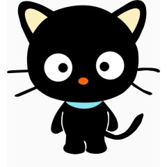 可爱的黑猫咪