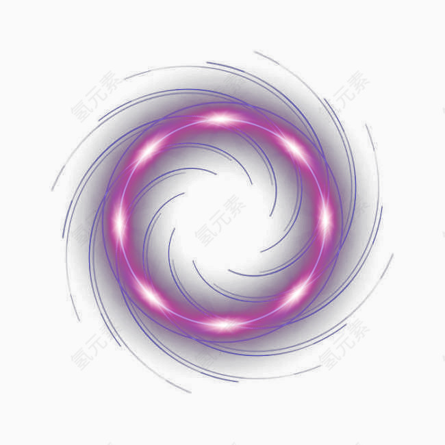 紫色光环