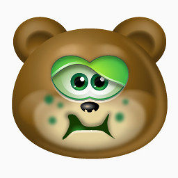 Teddy Bear Sick Icon