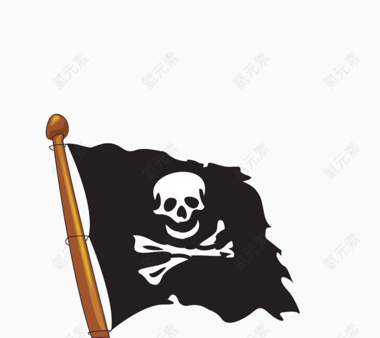 海盗标志旗帜