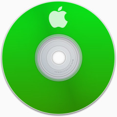 苹果绿色CDDVD盘磁盘保存极端媒体