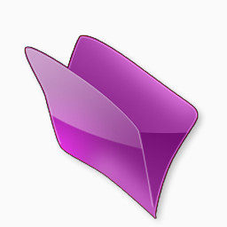 档案紫罗兰水晶强烈的图标