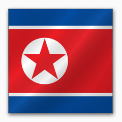 北韩国亚洲旗帜