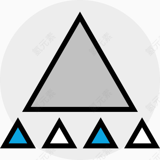 摘要创建创作五整形三角形摘要4度自由！
