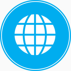 地球全球全球网络地球网络世界Unique-Round-Blue
