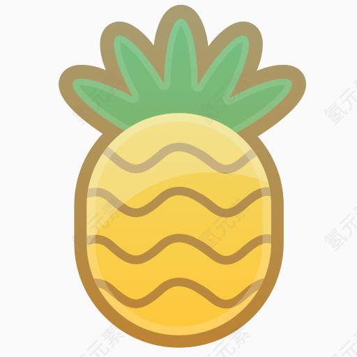 食品水果菠萝甜热带水果