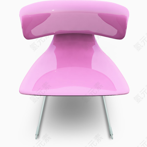 粉红色的座位椅子Modern-Chairs-icons