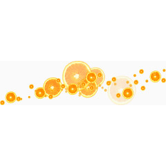 水果橙子卡通装饰