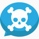 Jolly roger bubble chat Icon