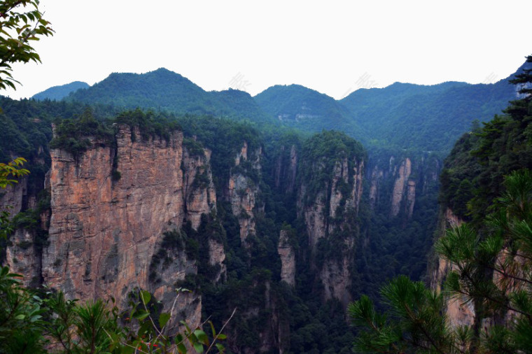 湖南张家界武陵源风景图片二