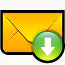 电子邮件下载降秋天减少下来下降邮件消息信信封软屑