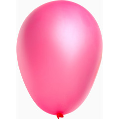 粉色牵绳气球