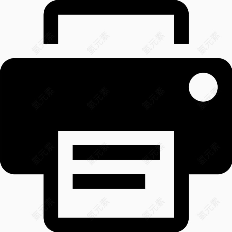 打印机Simpleicon-Multimedia-icons